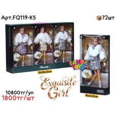 Кукла Барби EXQUISITE GIRL в костюме с сумкой из 6шт FQ119-K5
