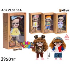 Кукла Interesting Girl с очками 6 видов ZL3808A