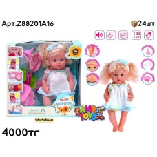 Кукла Милая Малышка в белом платье треугол. уп. Z88201A16