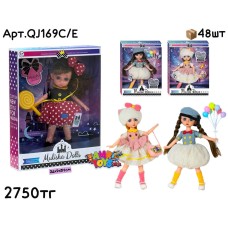 Кукла MULISHA в пушистых юбках  3цв QJ169C/E