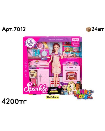 Кукла Sparkle Bella Барби на Кухне 7012