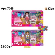 Кукла Sparkle Bella в Гостиной 7019