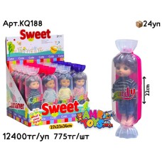 Кукла SWEET CANDY мальчики в конфетке из 16шт KQ188