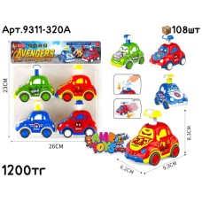 Маш. Avengers в пакете из 4шт 9311-320А