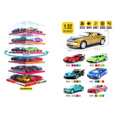 Маш. Метал 1:32 6 видов из 24шт в коробке ШТУЧНО 32888
