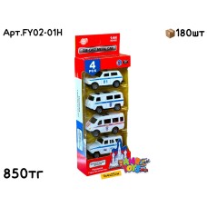 Маш. метал. КРУТЫЕ ТАЧКИ столбик Службы из 4шт FY02-01H