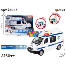 Маш. Model Фургон POLICE 1:16 98036