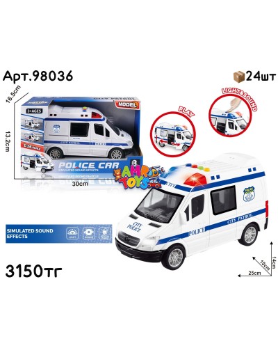 Маш. Model Фургон POLICE 1:16 98036