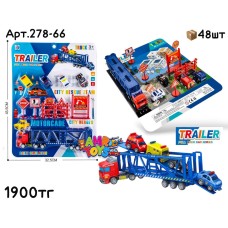 Маш. н-р Трейлер Служебные маш. со знаками на корт. 278-66