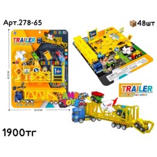 Маш. н-р Трейлер Стройка со знаками на корт. 278-65
