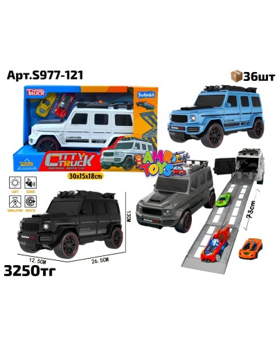 Маш. SUBIAN CITY TRUCK MB G63 Авто Трек 4цв S977-121
