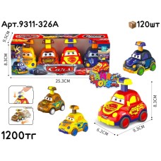 Маш. Тачки с кнопкой из 4шт 9311-326A