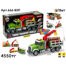 Маш. TOYSTAR Манипулятор Бревновоз 666-80P