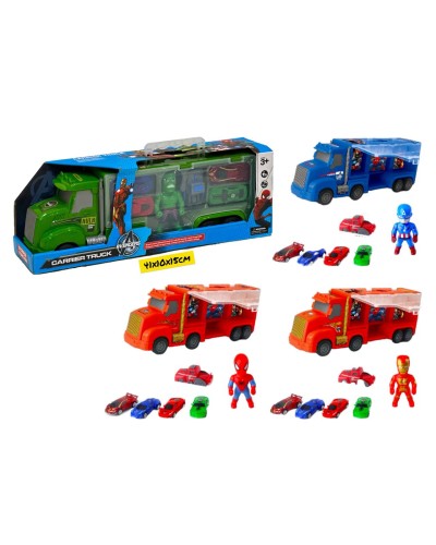 Маш. Трейлер Avengers с маш. и героями 4 вида 868-9/13/17/21