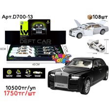 Маш. в шоубоксе DEFT CAR RR Phantom из 6шт D704-13