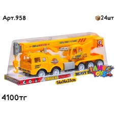 Машина TRUCK SERIES Автокран под калпаком 958