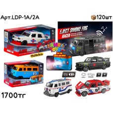 Машинка SMOKE FOG Жигули и Уазик 6цв LDP-1A/2A