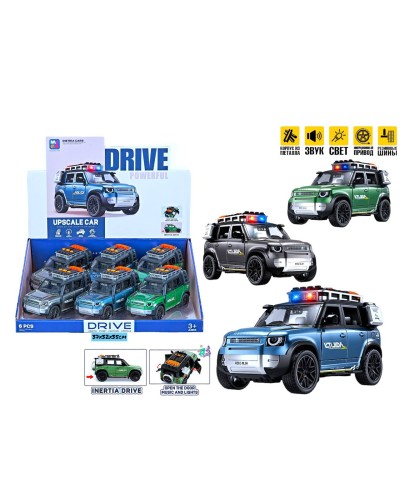 Машинка в шоубоксе DRIVE DEFENDER из 6шт D700-07