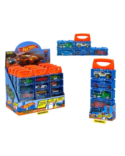 Машинки HotWheels из 5 в корпусе из 12шт 888-27