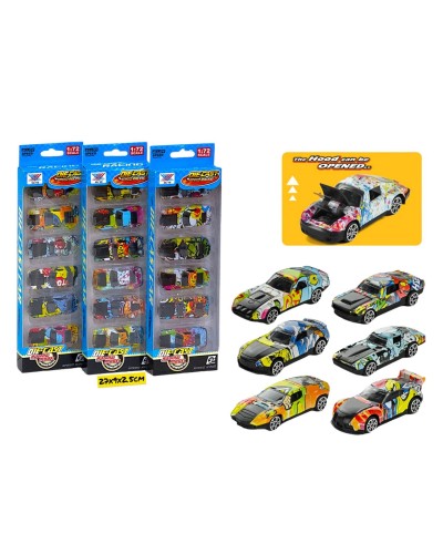 Машинки Hotwheels Столбик из 6шт Графитти K101A42
