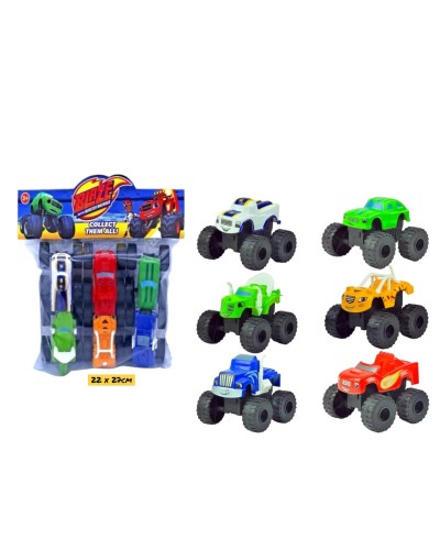 Машинки в пакете BLAZE Вспыш н-р из 6шт 399-93A6