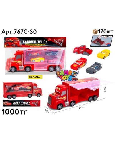 Машинки в пакете Трейлер Тачки Маквин 767C-30