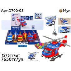 Машинки в шоубоксе FLIGHT Вертолеты из 6шт D700-05