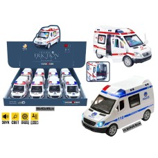 Машинки в шоубоксе Фургон Скорая Полиция из 8шт 7737