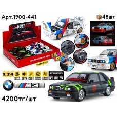 Метал Маш. BMW E30 M3 разноцвет. 3цв 1:24 ШТУЧНО 1900-441