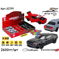Метал Маш. DODGE Challenger 3цв 1:32 ШТУЧНО 32791