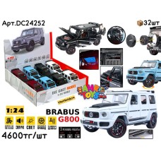 Метал Маш. MB G800 BRABUS 4цв 1:24 ШТУЧНО DC24252
