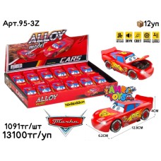 Метал Маш. Тачки Маквин из 12шт УПАКОВКОЙ 95-3Z