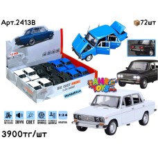 Метал Маш. ВАЗ LADA 2106 3цв 1:24 бол. ШТУЧНО 2413B