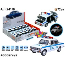 Метал Маш. ВАЗ LADA 2106 ПОЛИЦИЯ 1:24 бол. ШТУЧНО 2415B