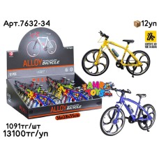 Металл. Велосипеды 1:10 BICYCLE из 12шт 7632-34