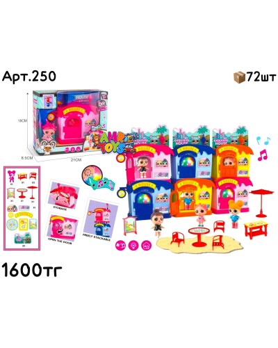 Мульт. персонажи LOL Домики штучно 250