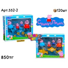 Мульт.Персонажи Свинка Пеппа из 4 на поезде 552-2