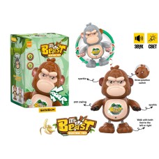 Музыкал. Горилла танцующий 2цв RS-9043C