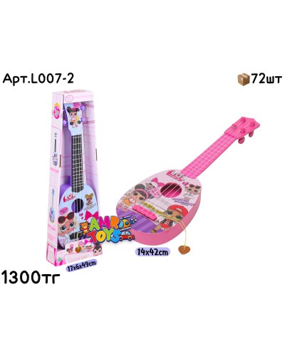 Музыкал. Инструмент Гитара LOL 2цв L007-2