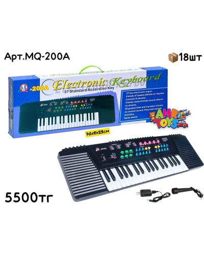 Музыкал. Инструмент Синтезатор 37клавиши MQ-200A