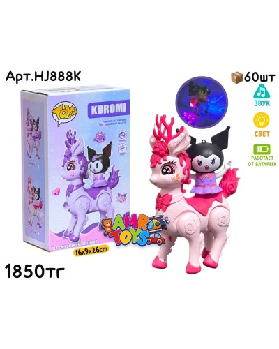 Музыкал. KUROMI на Олененке 2цв HJ888K