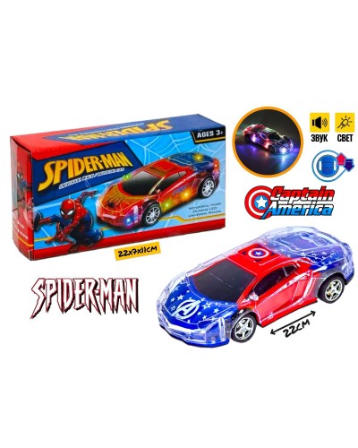 Музыкал. маш.  Avengers 3D свет. 2вида 014/018