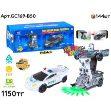 Музыкал. Маш. Трансформер Полиция 2цв GC169-B50