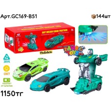 Музыкал. Маш. Трансформер Спорткар 2цвGC169-B51