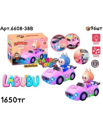 Музыкал. машинка с LABUBU 6608-38B