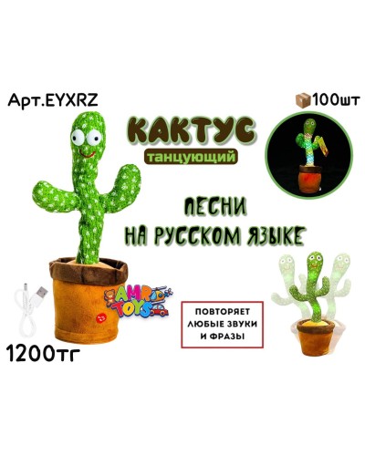 Музыкальный Кактус на русском EYXRZ