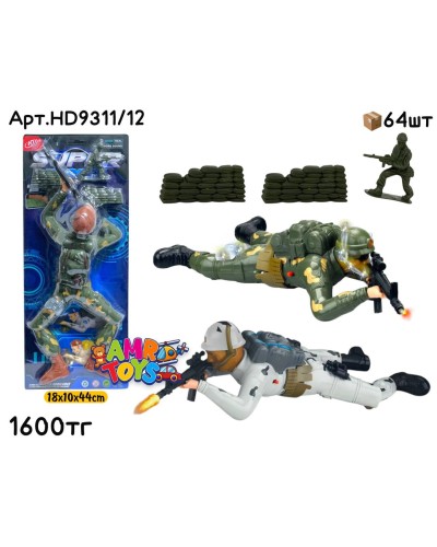 Музыкал. Ползающие Солдаты 2цв HD9311/12