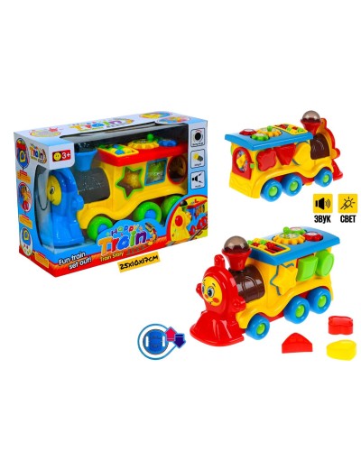Музыкал. развивающ. ВЕСЕЛЫЙ ПАРОВОЗИК 3202