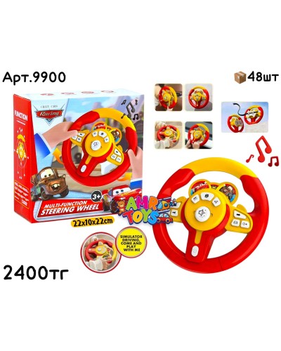 Музыкал. Руль Тачки на присосках 9900