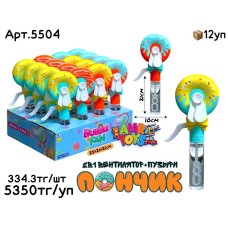 Мыльные 2в1 Вентиляторы Пончики из 16шт 5504